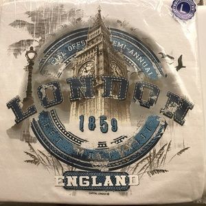 London T-shirt (L) quality cotton t shirt